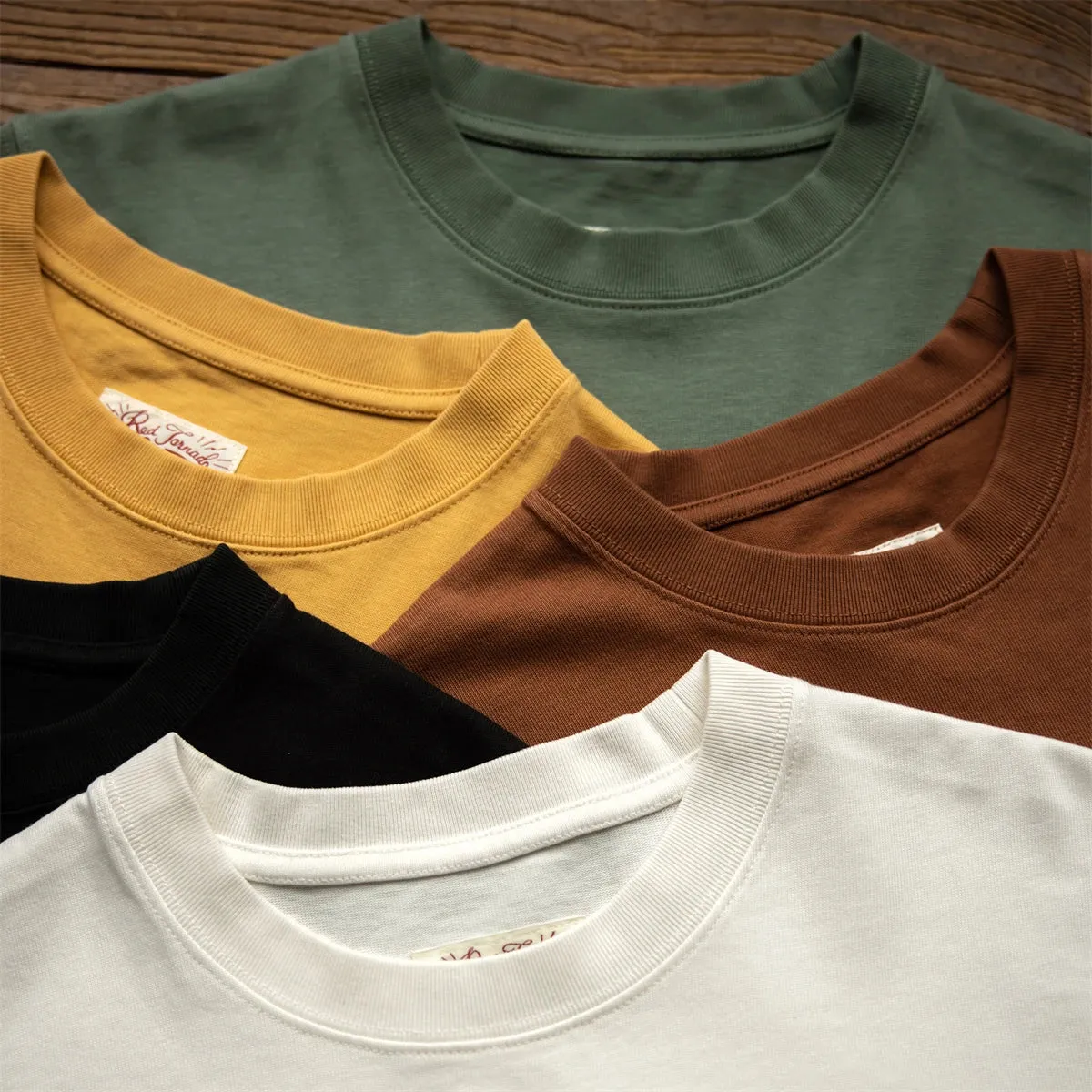 300g Heavy-duty Tee Classic Crew Neck Plain T-Shirts