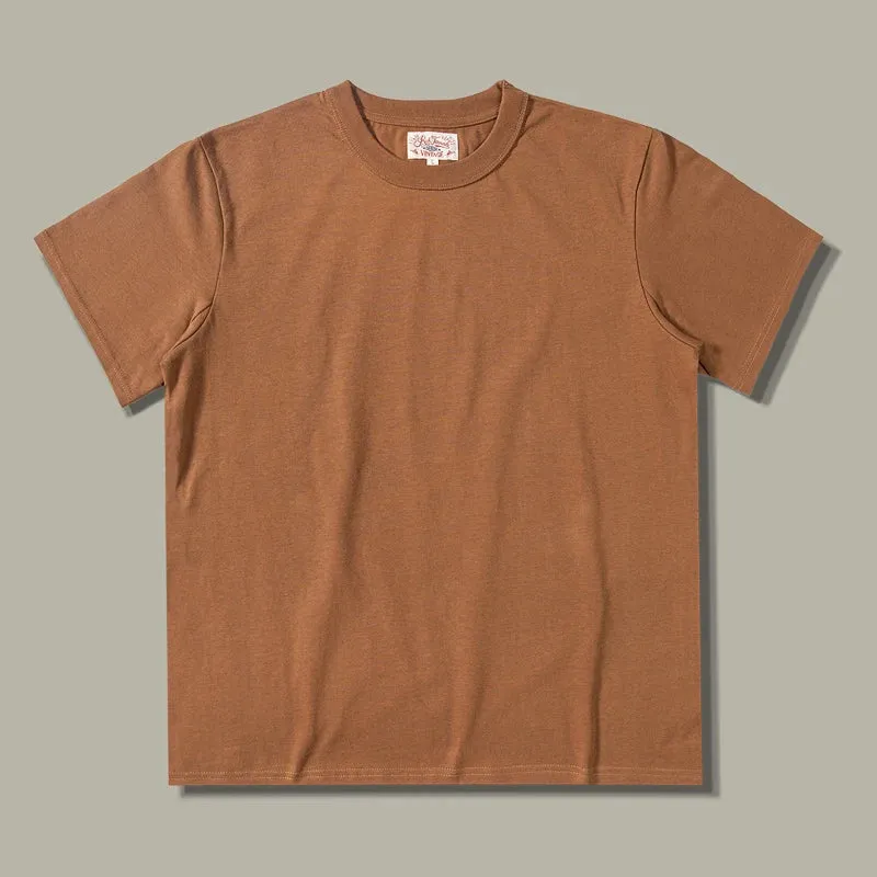 300g Heavy-duty Tee Classic Crew Neck Plain T-Shirts