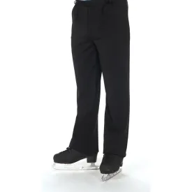 800 Competition Figure Skating Men's Black Pleated Pant