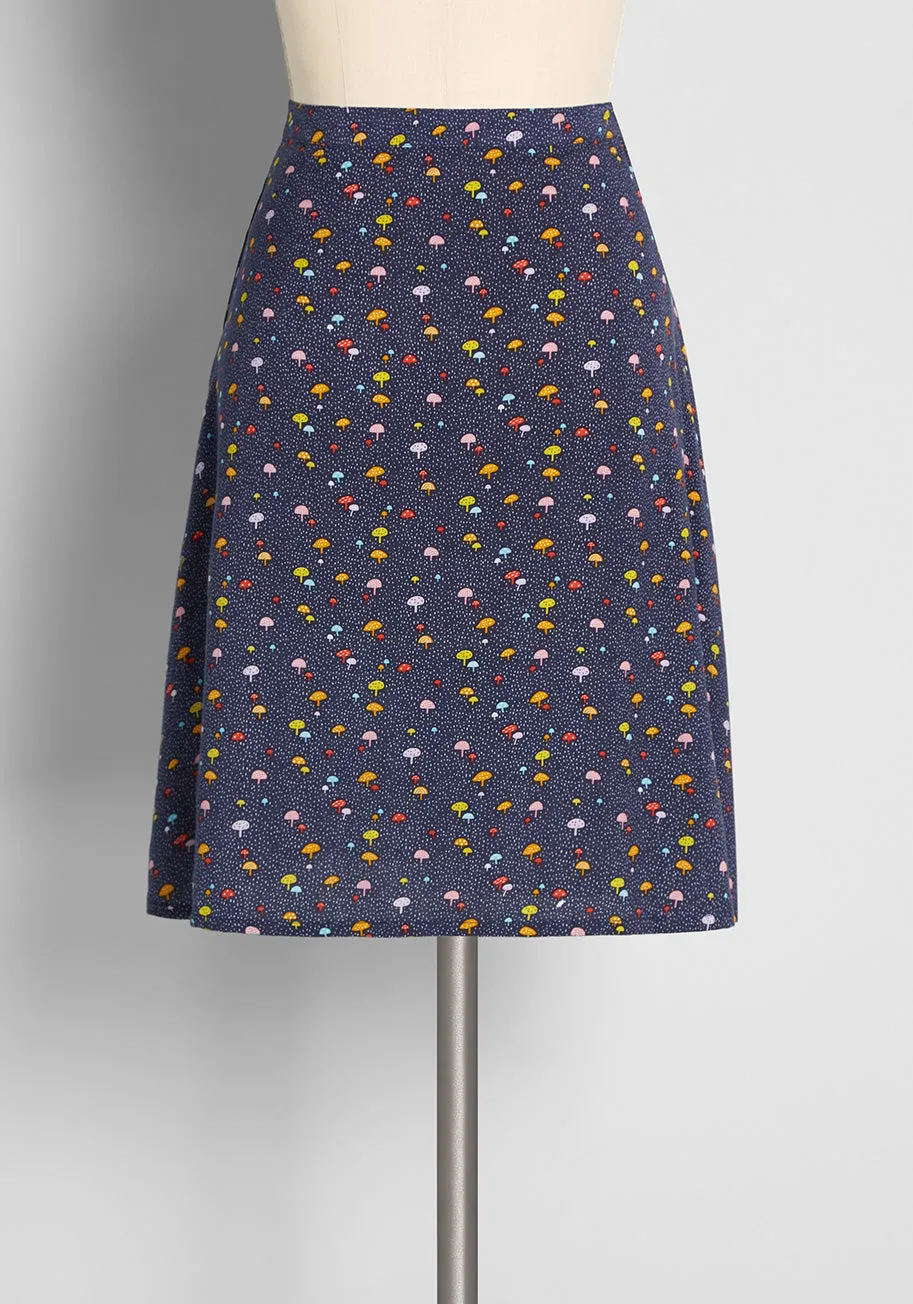 A Kerfuffle of Truffles A-Line Skirt