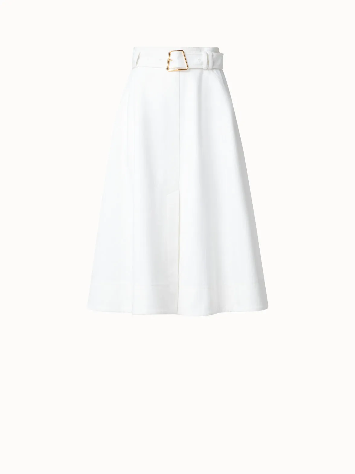 A-Line Denim Skirt in Cotton