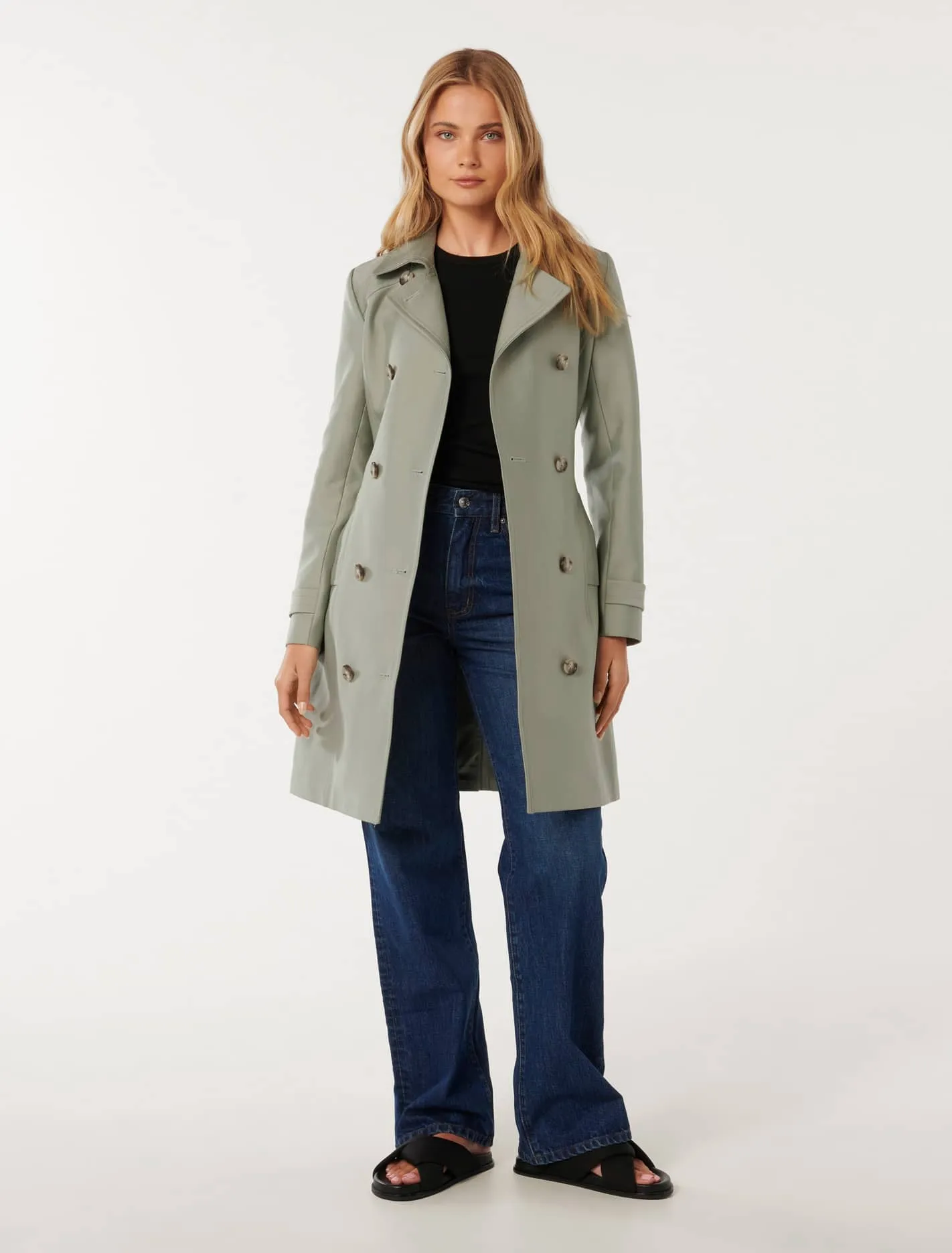 Alicia Short Trench Coat