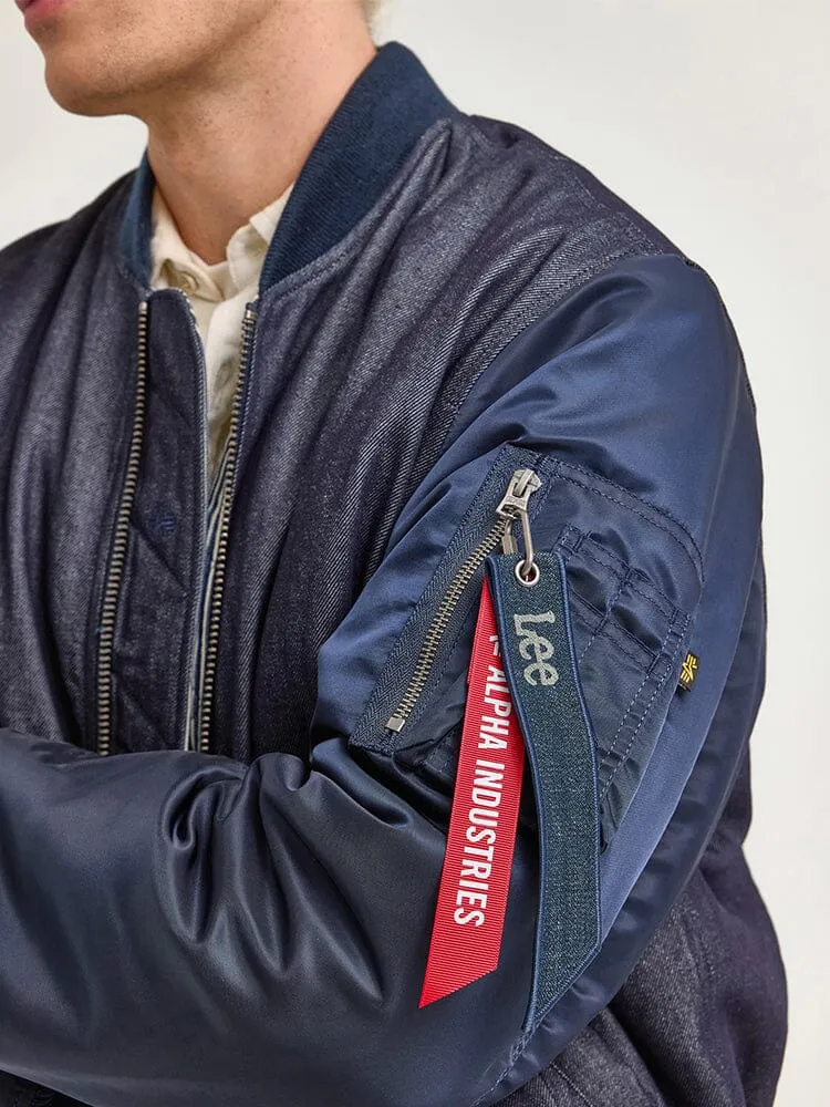 ALPHA X LEE REVERSIBLE MA-1 JACKET