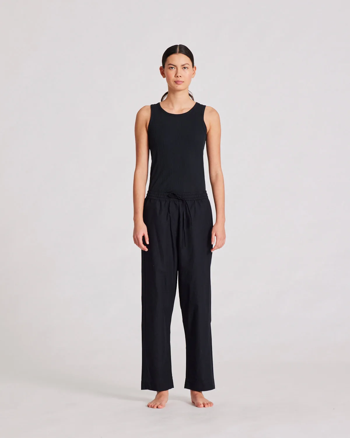 Astrid Pant Poplin - Black