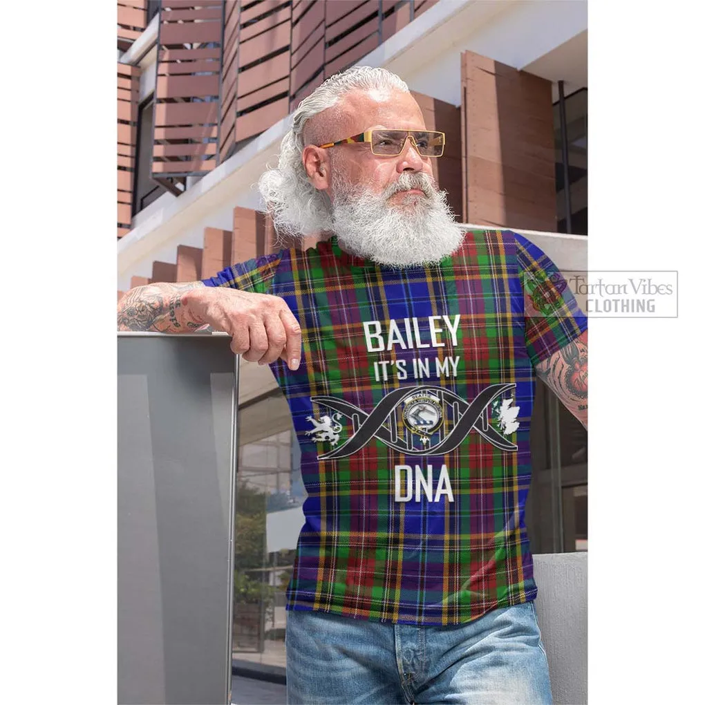 Beattie Tartan Cotton T-shirt with Family Crest DNA In Me Style