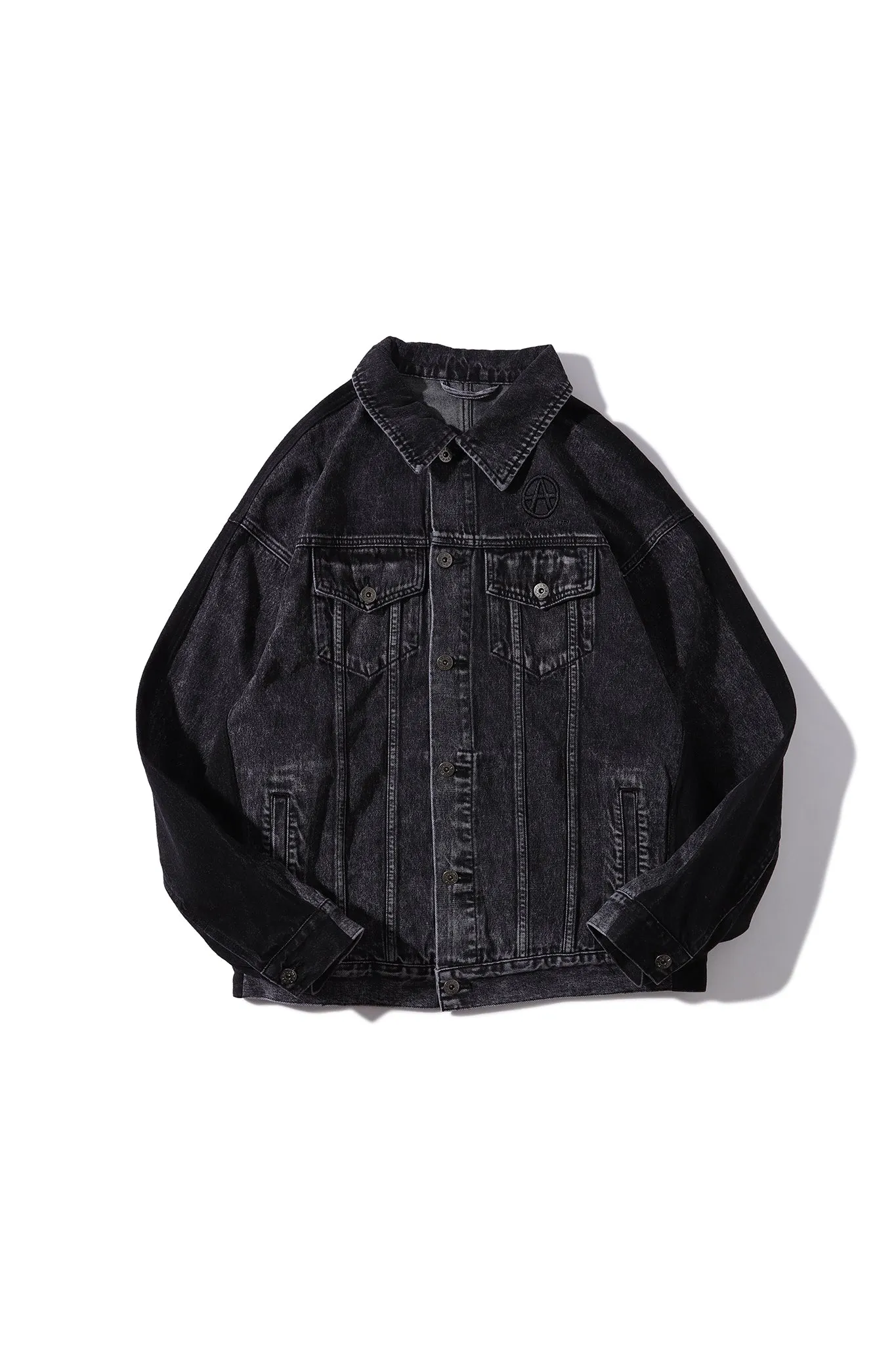 BECOOL DENIM JACKET BLACK