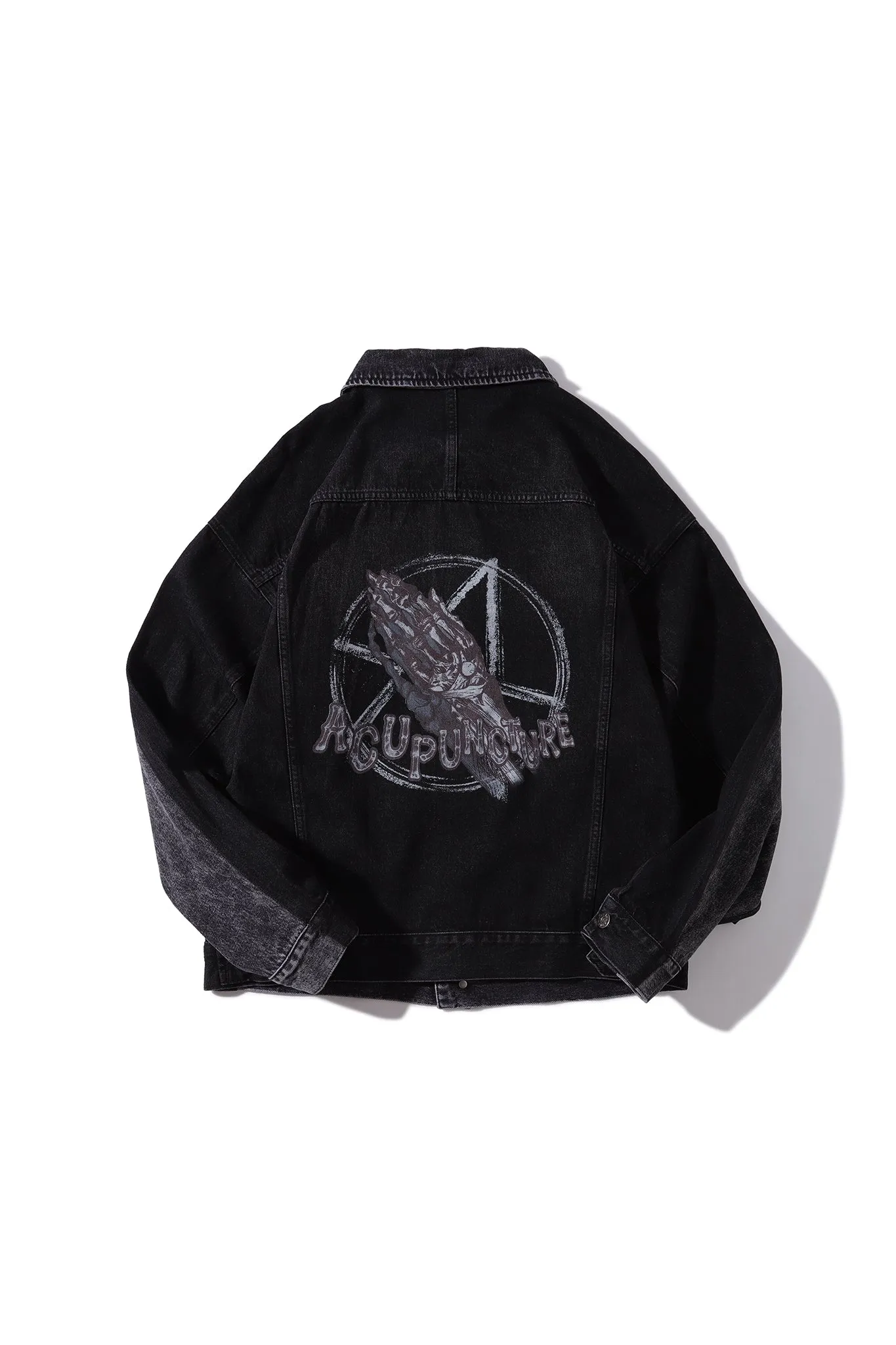 BECOOL DENIM JACKET BLACK