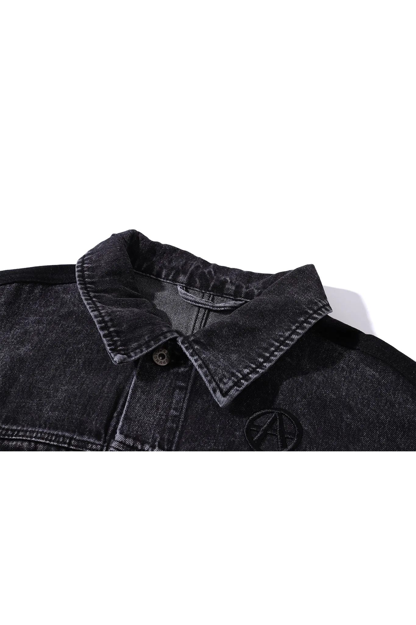 BECOOL DENIM JACKET BLACK