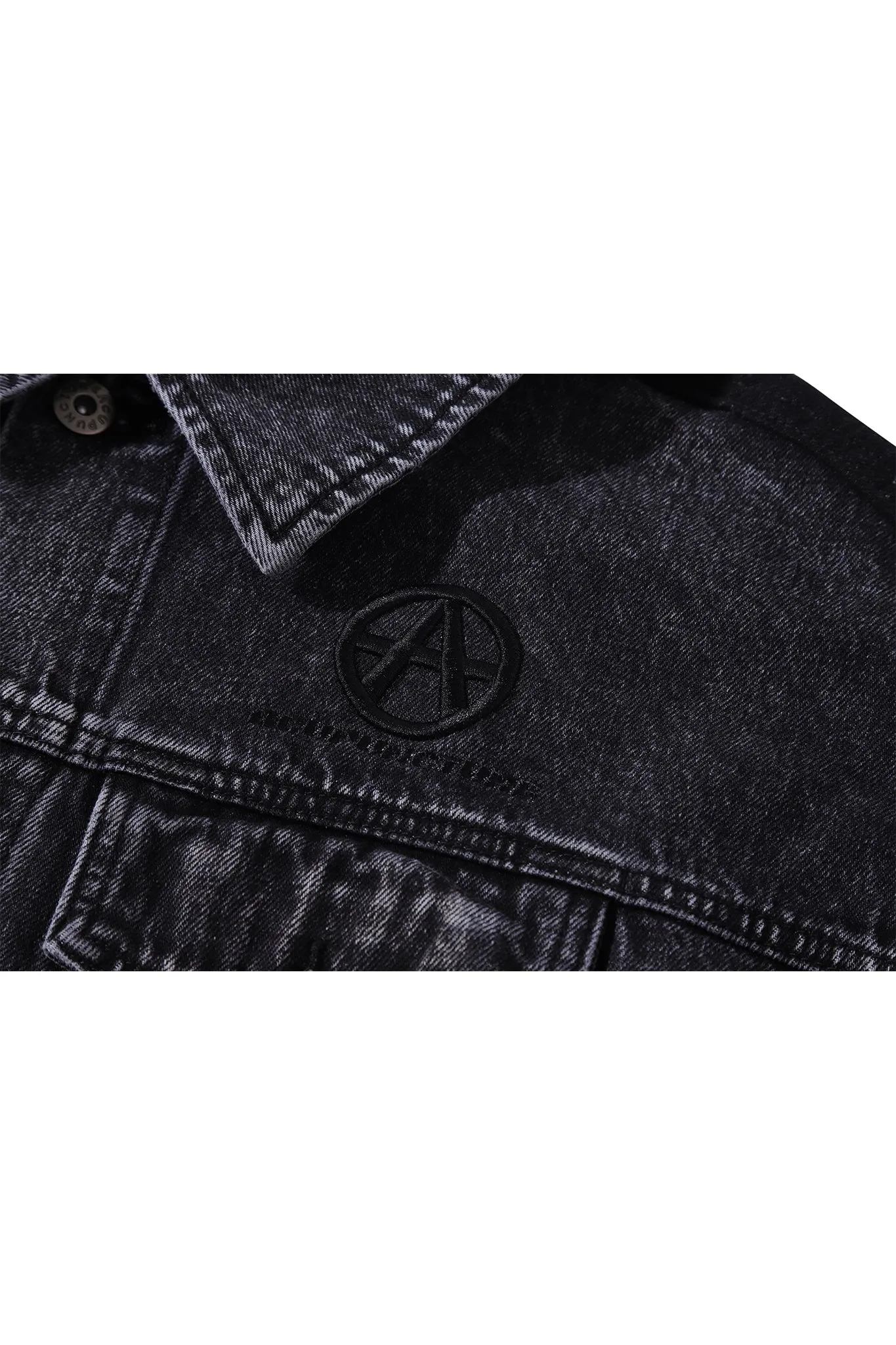 BECOOL DENIM JACKET BLACK