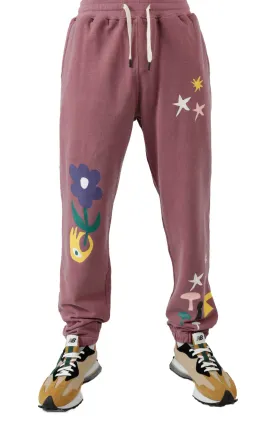 Berry Lookout and Wonderland Fleece Jogger Pants