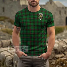 Beveridge Tartan Cotton T-Shirt with Family Crest