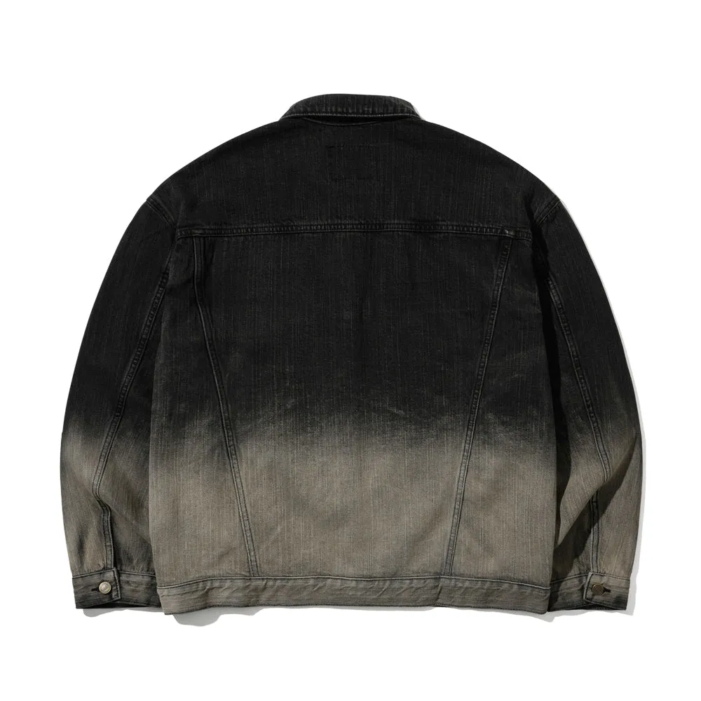 BIG CARGO LOOSEFIT DENIM JACKET VINTAGE BLACK