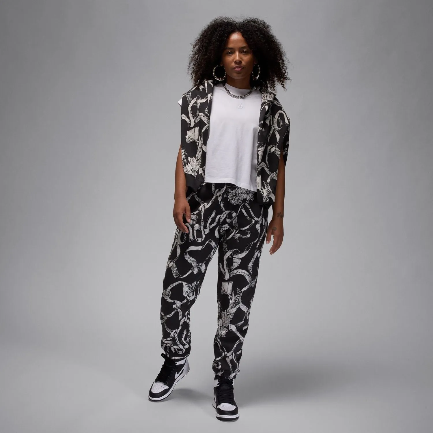 Brooklyn Fleece AOP Pant - Womens