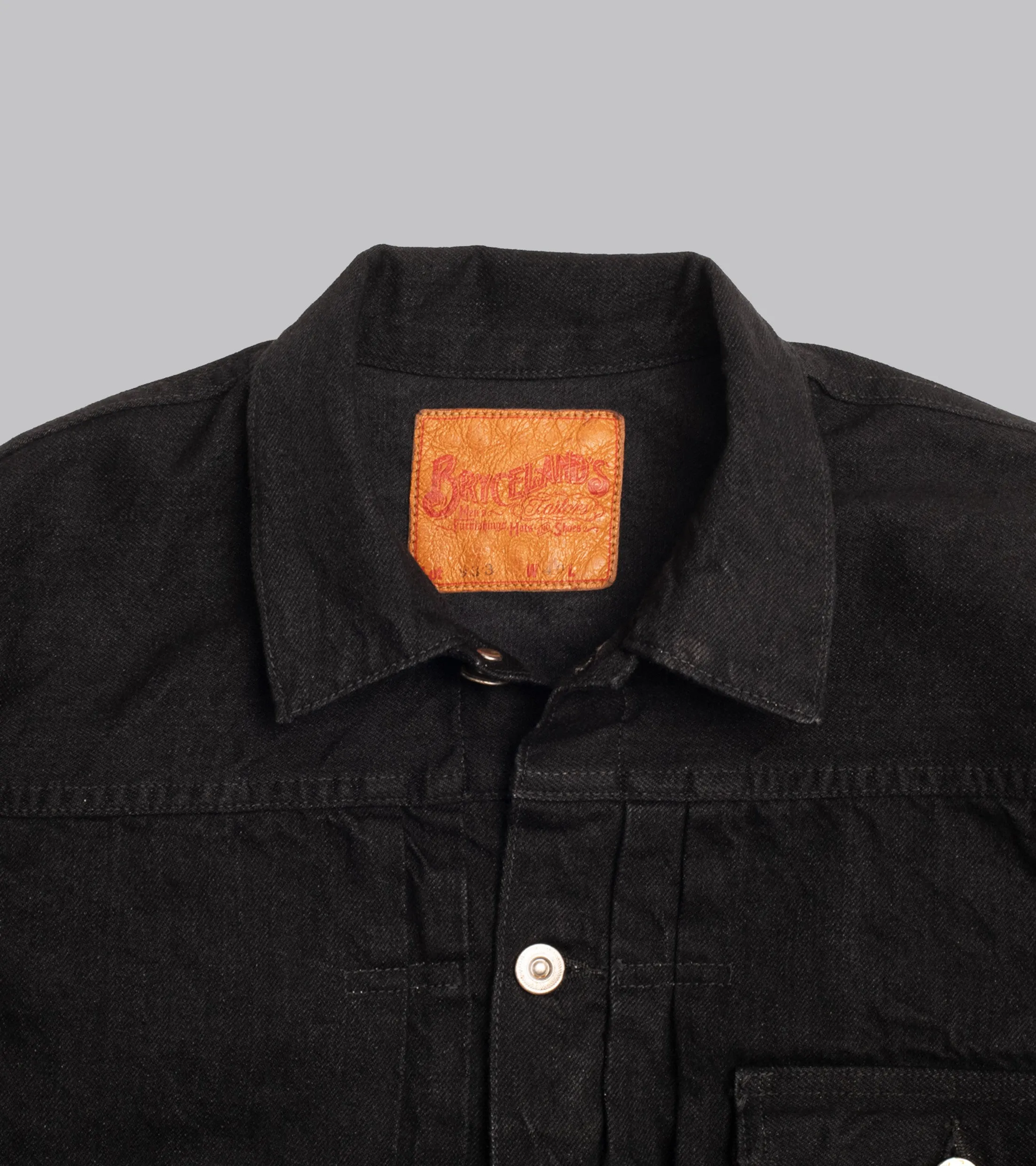 Bryceland's x Buck Mason Denim 933 Jacket Black