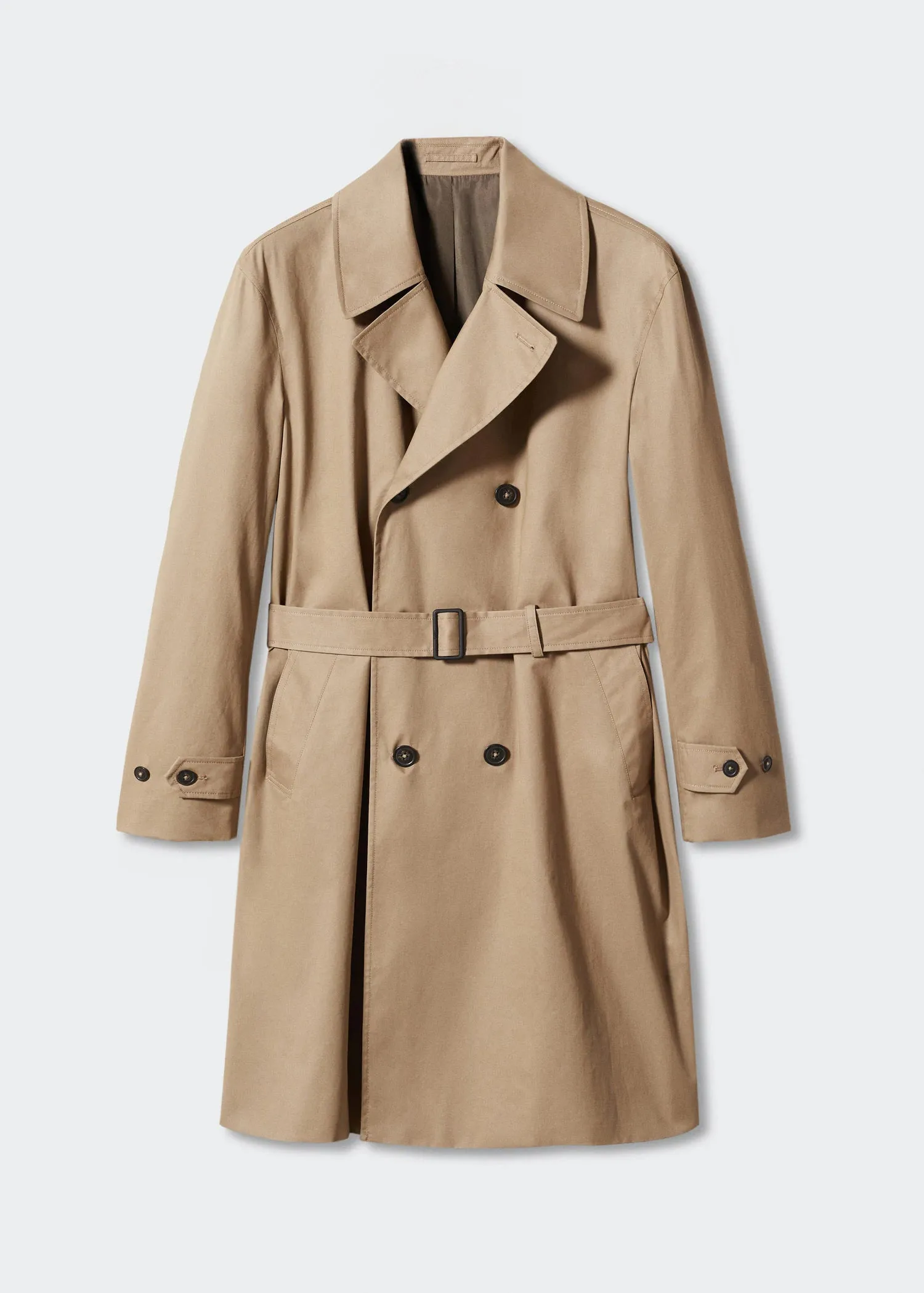 Classic 100% cotton trench coat