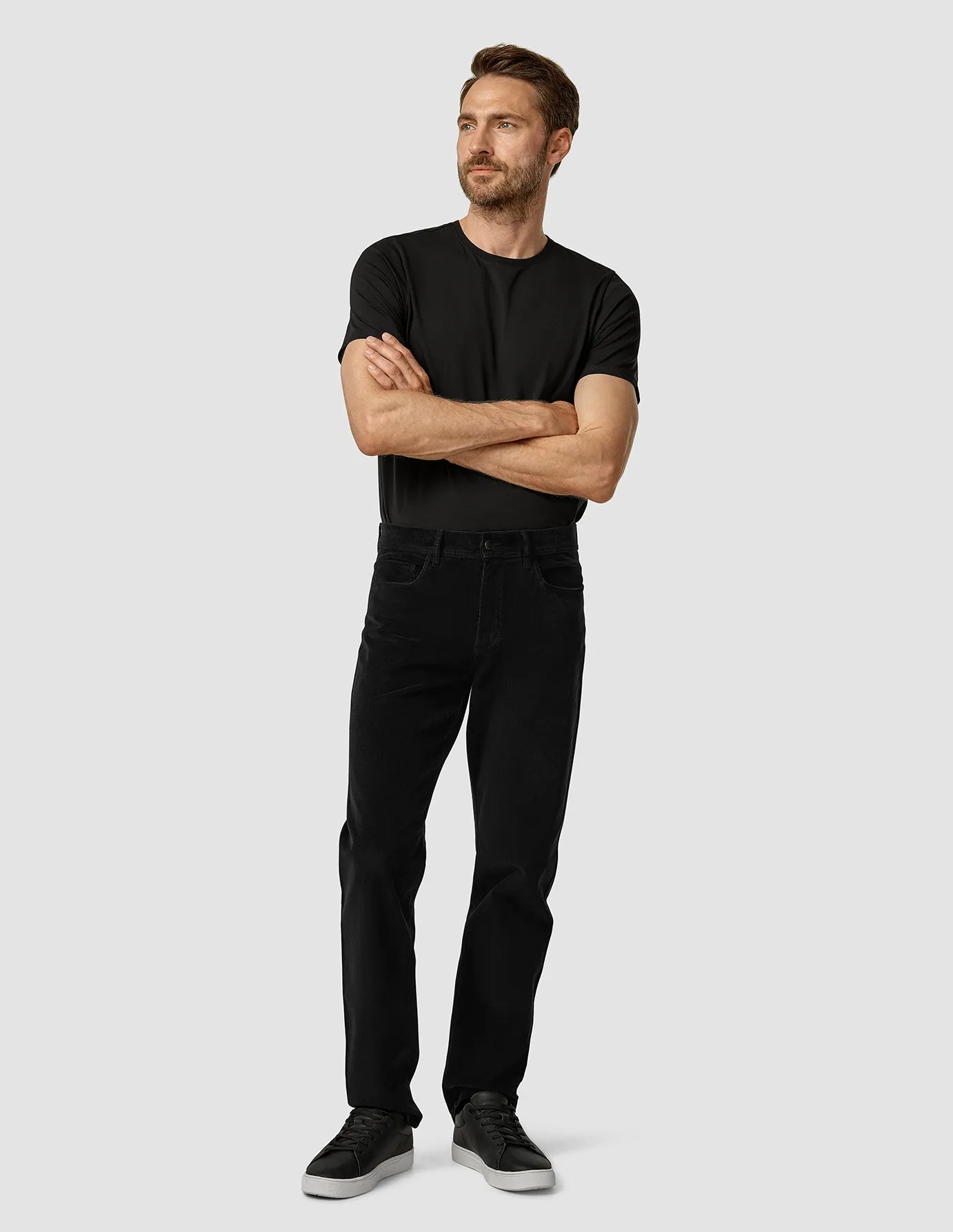 Corduroy Pants Black