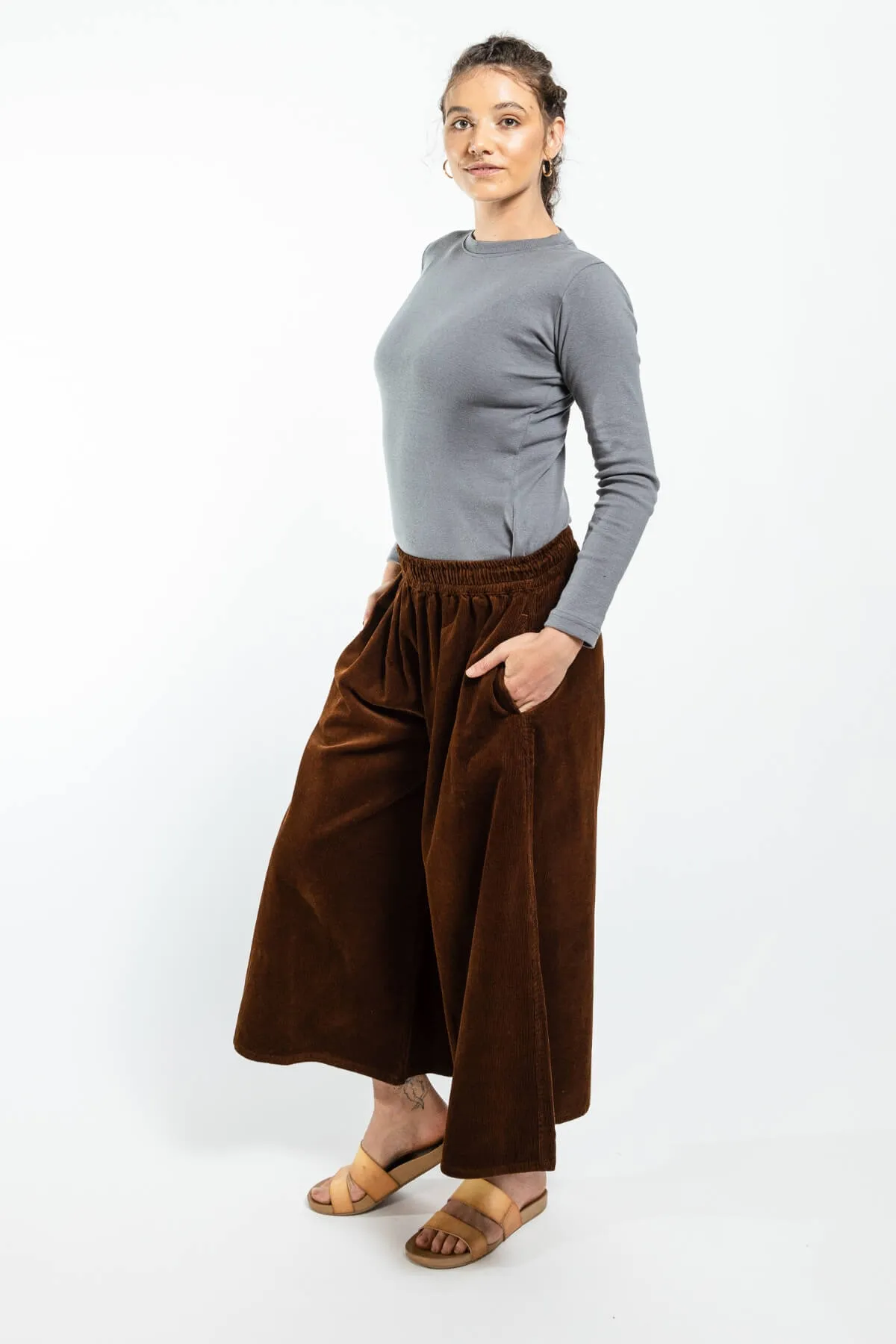 Corduroy Pants - Walnut