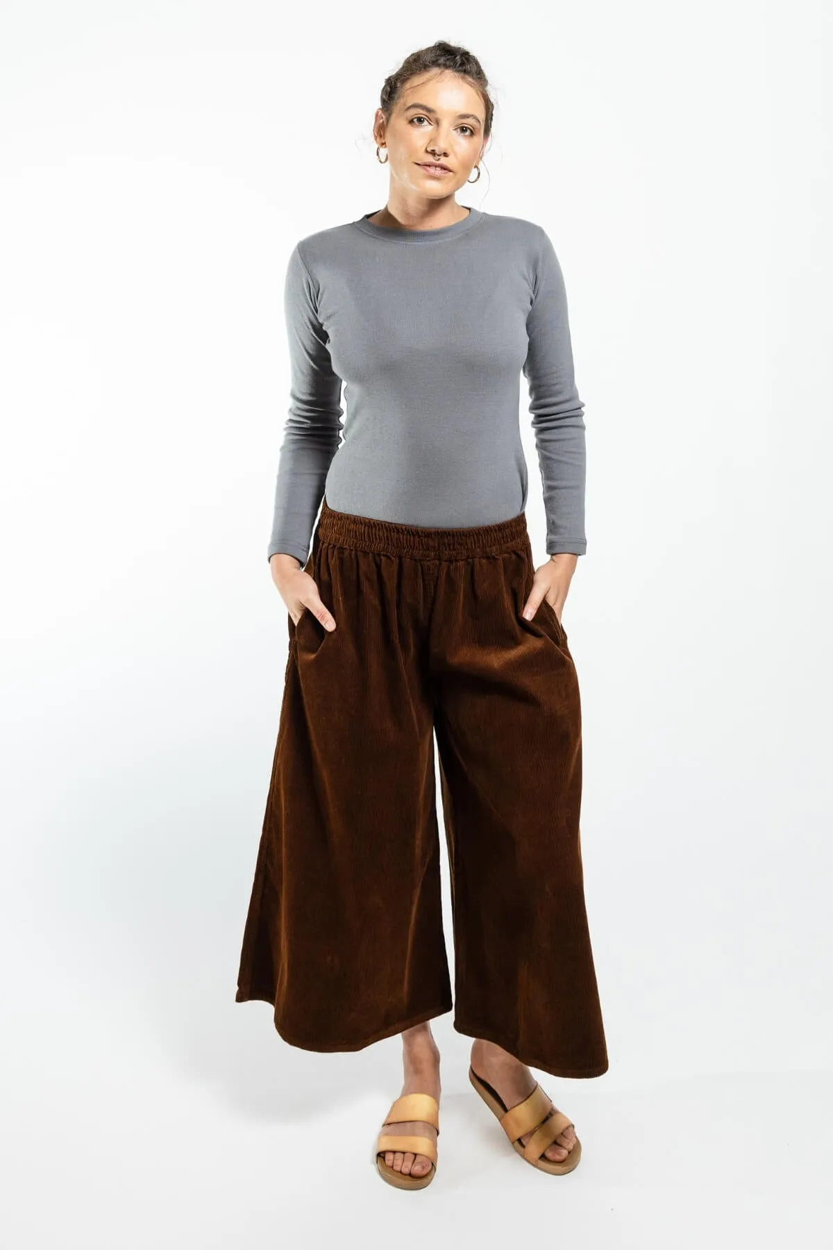 Corduroy Pants - Walnut