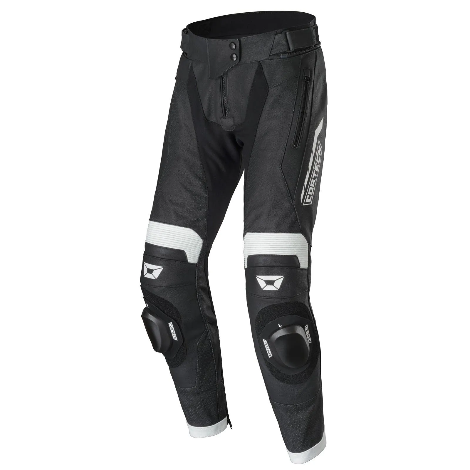 Cortech Revo Sport Women's Leather Pant - Black/White