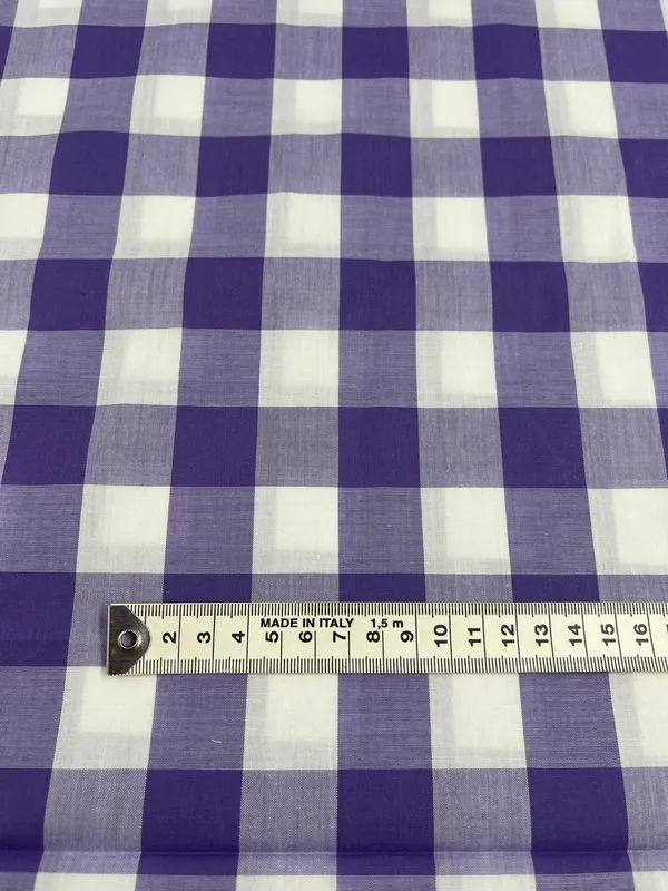 Cotton Gingham XL - Sand Verbena - 112cm