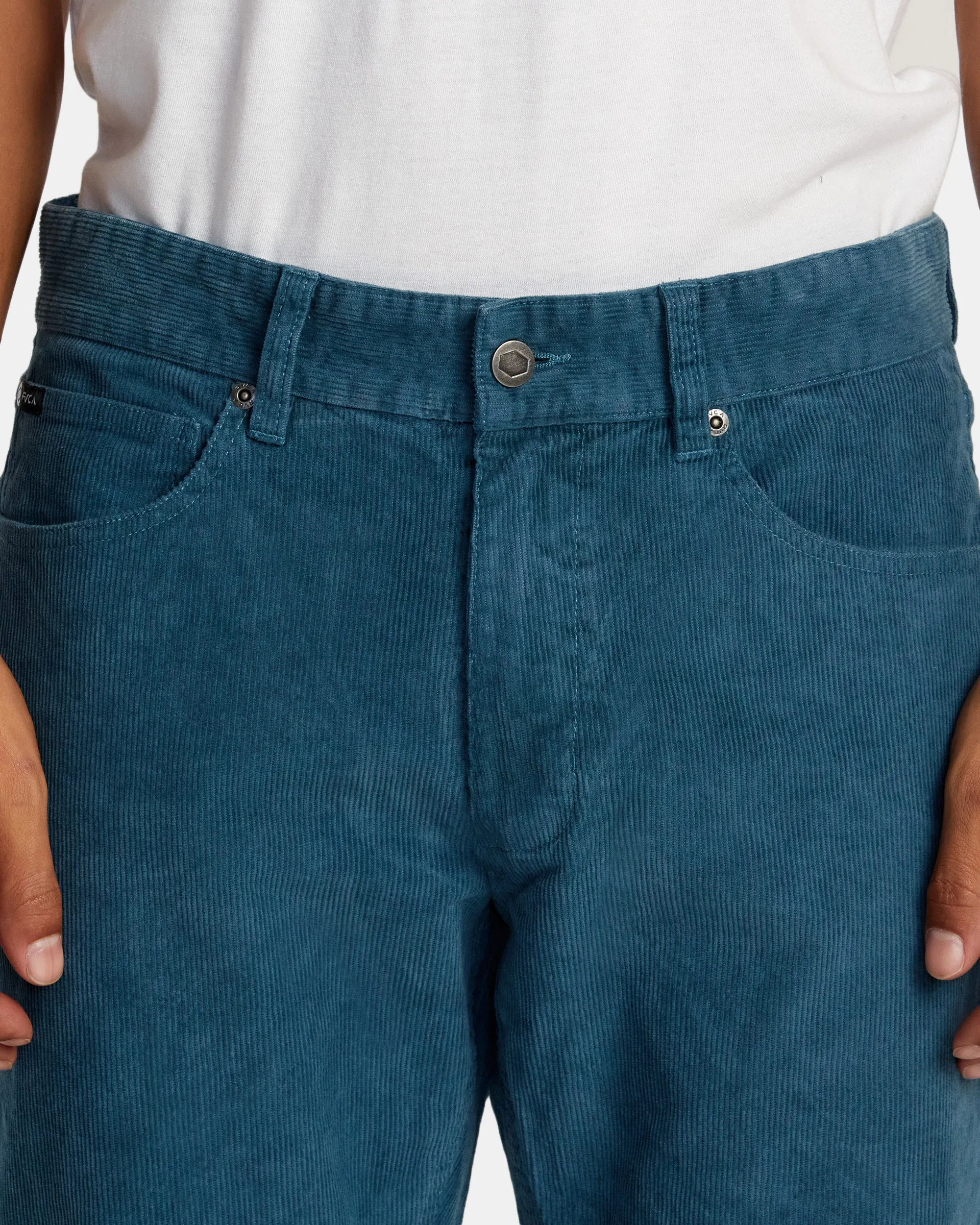 Daggers Pigment Corduroy Pants - Duck Blue