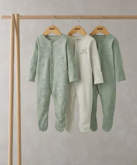 Dino Sleepsuits (Set of 3)