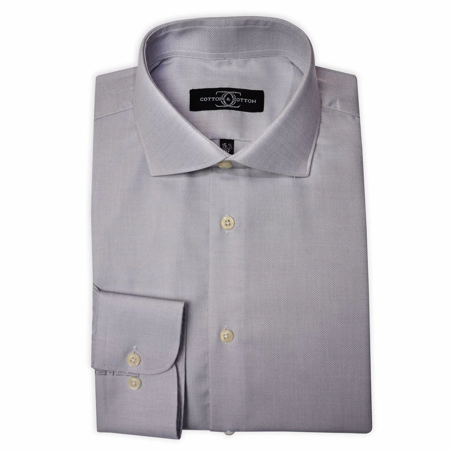 Dress Shirt Grey Royal Oxford