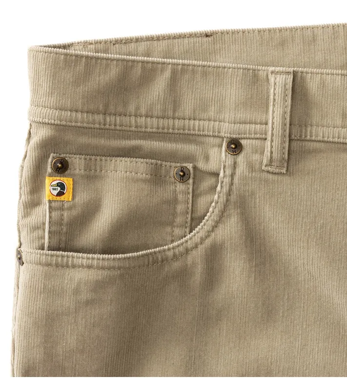 Duck Head Holston Corduroy 5 Pocket Khaki