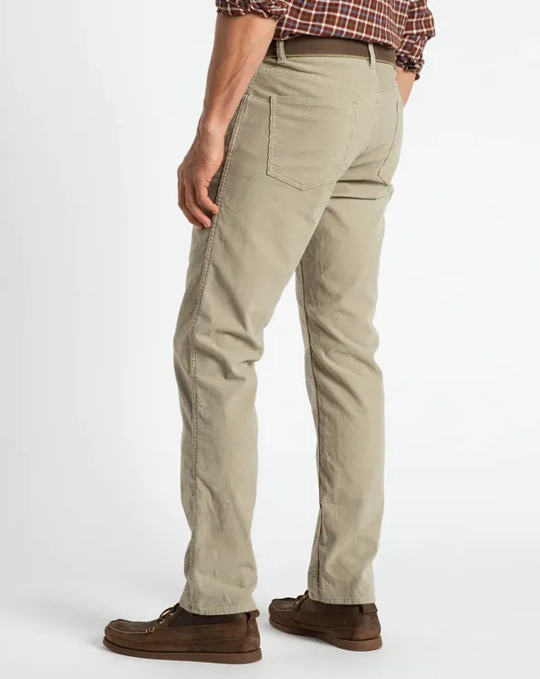 Duck Head Holston Corduroy 5 Pocket Khaki