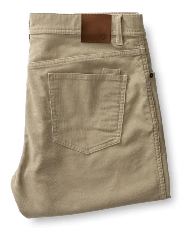 Duck Head Holston Corduroy 5 Pocket Khaki