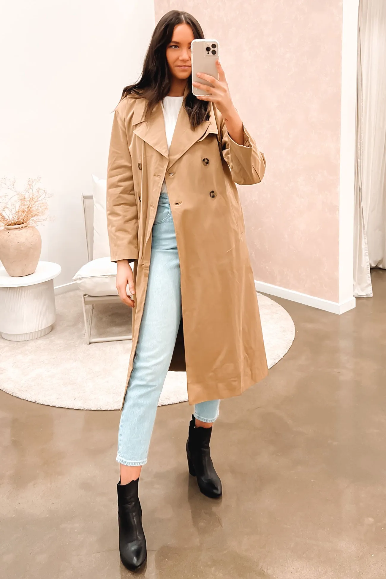 Evani Trench Beige