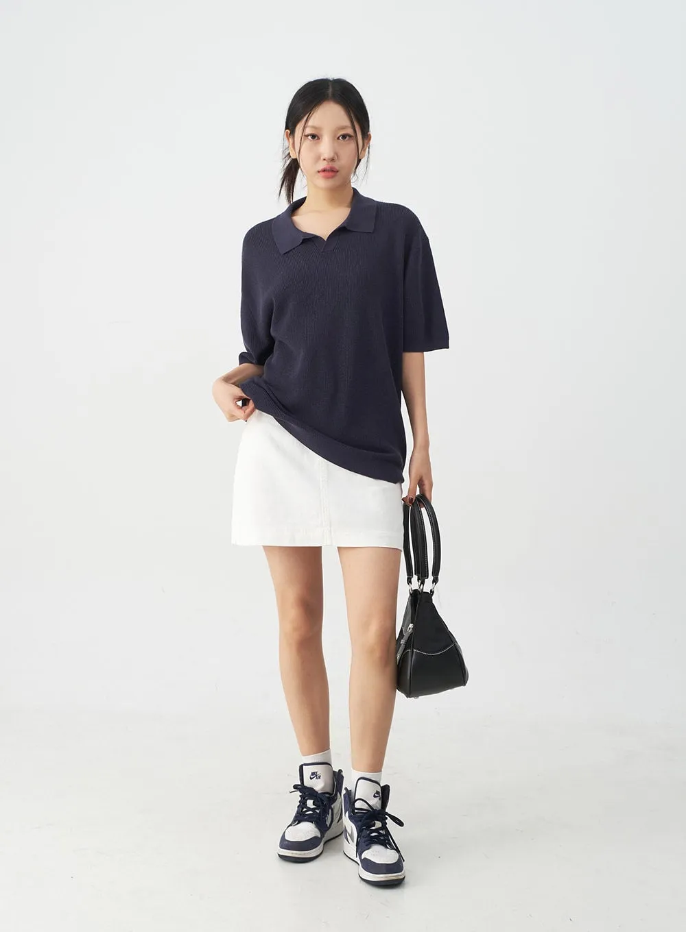 Everyday A Line Cotton Skirt CJ10