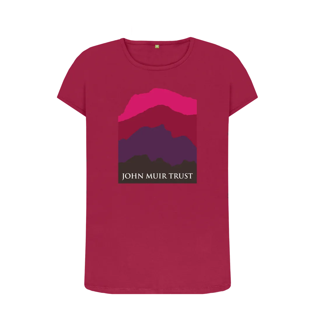 Four Mountains Women's T-shirt - New Red