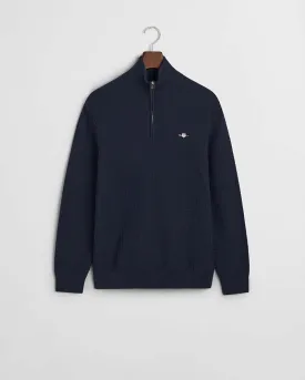 Gant Clothing Textured Cotton Half-Zip