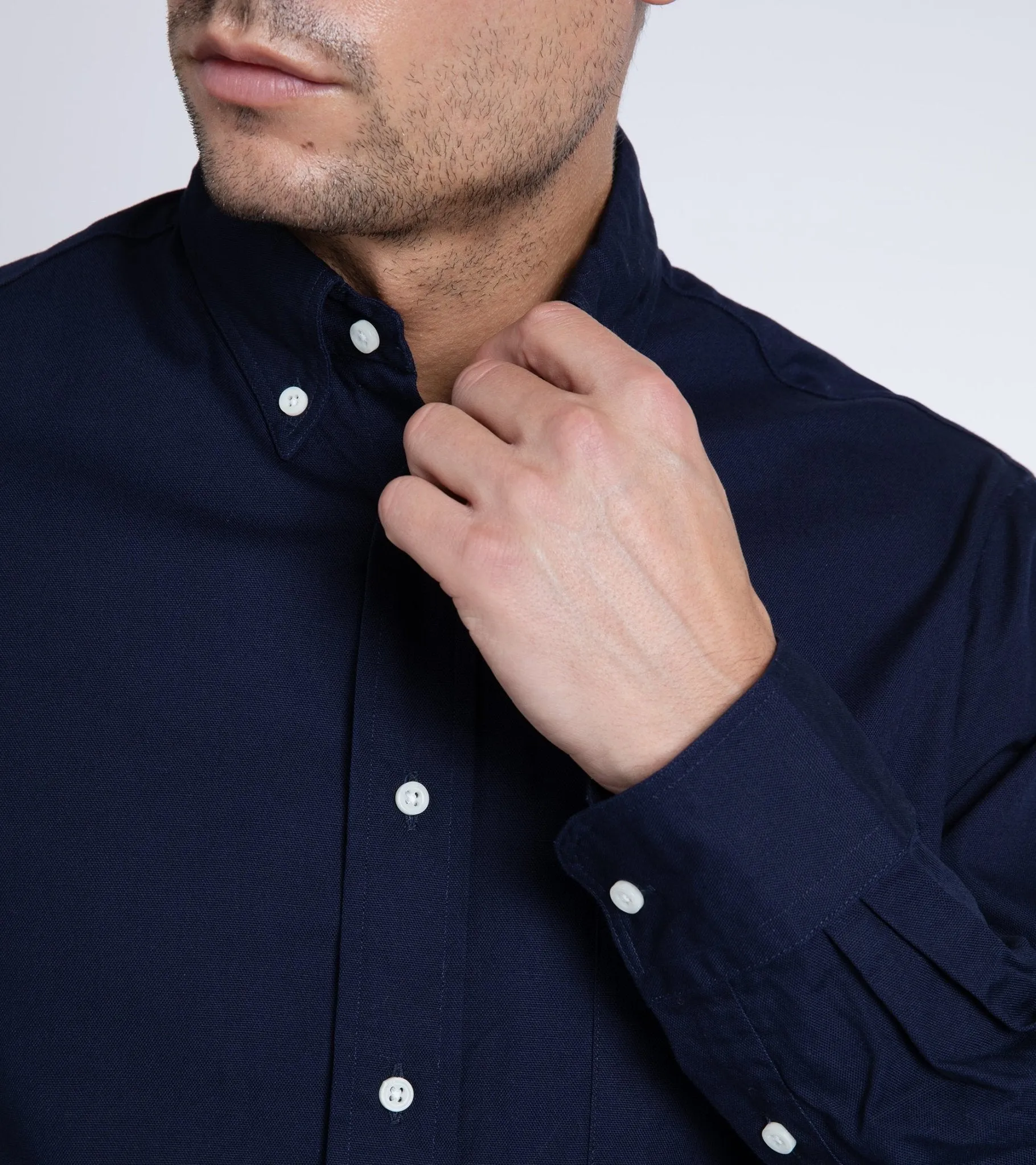 Gitman Vintage Oxford Shirt: Navy