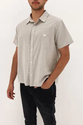 Graffiti Oxford Short Sleeve Shirt Check