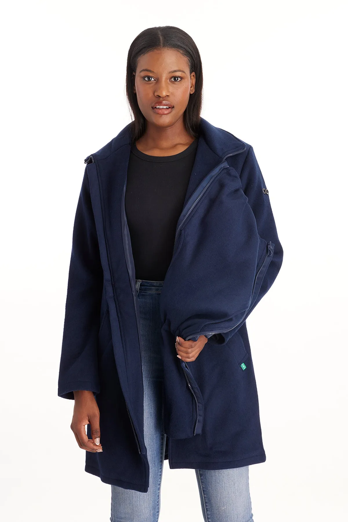 Khloe 3 in 1 Wool Maternity Coat Semi-Fitted