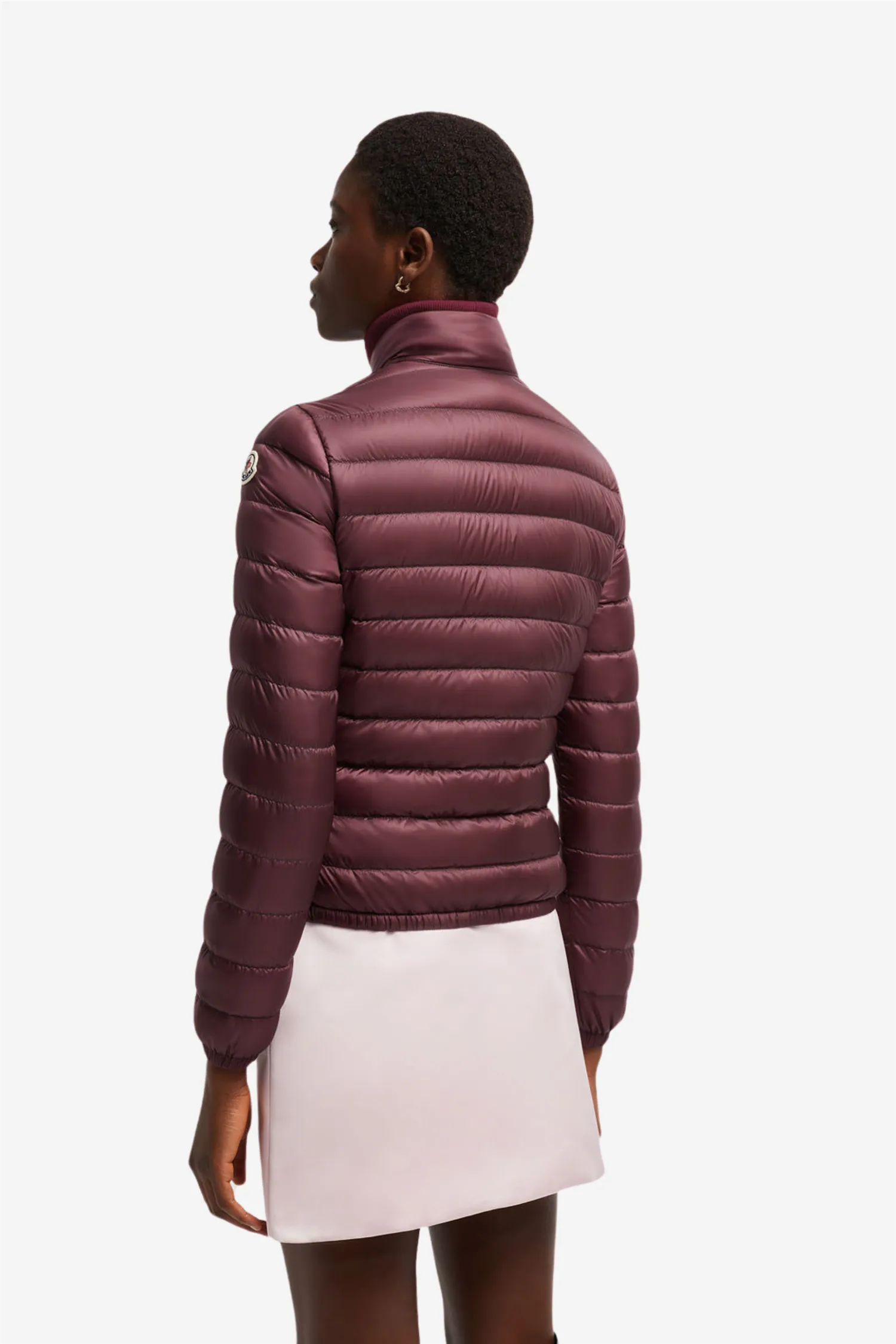 Lans Short Down Jacket Burgundy