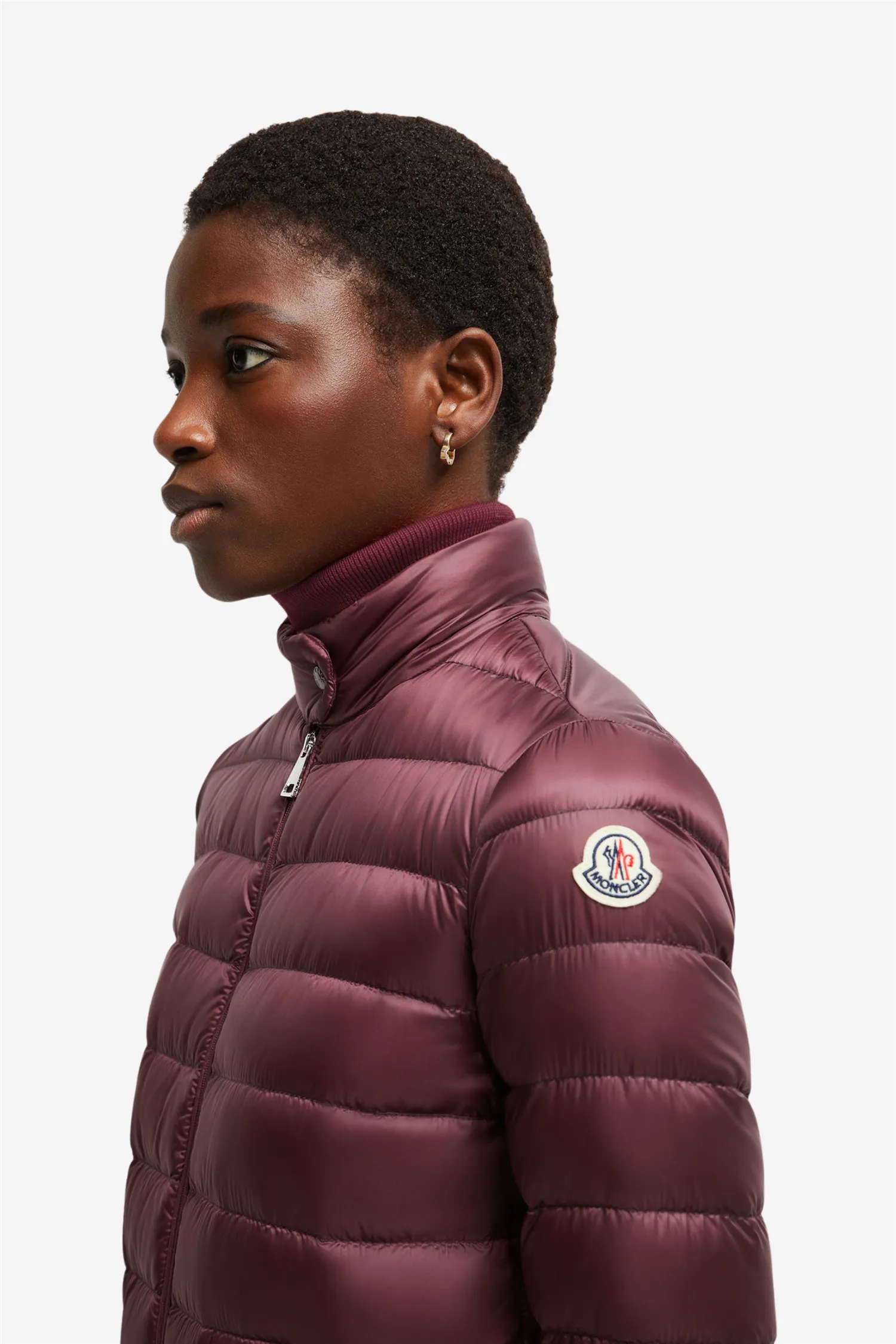 Lans Short Down Jacket Burgundy