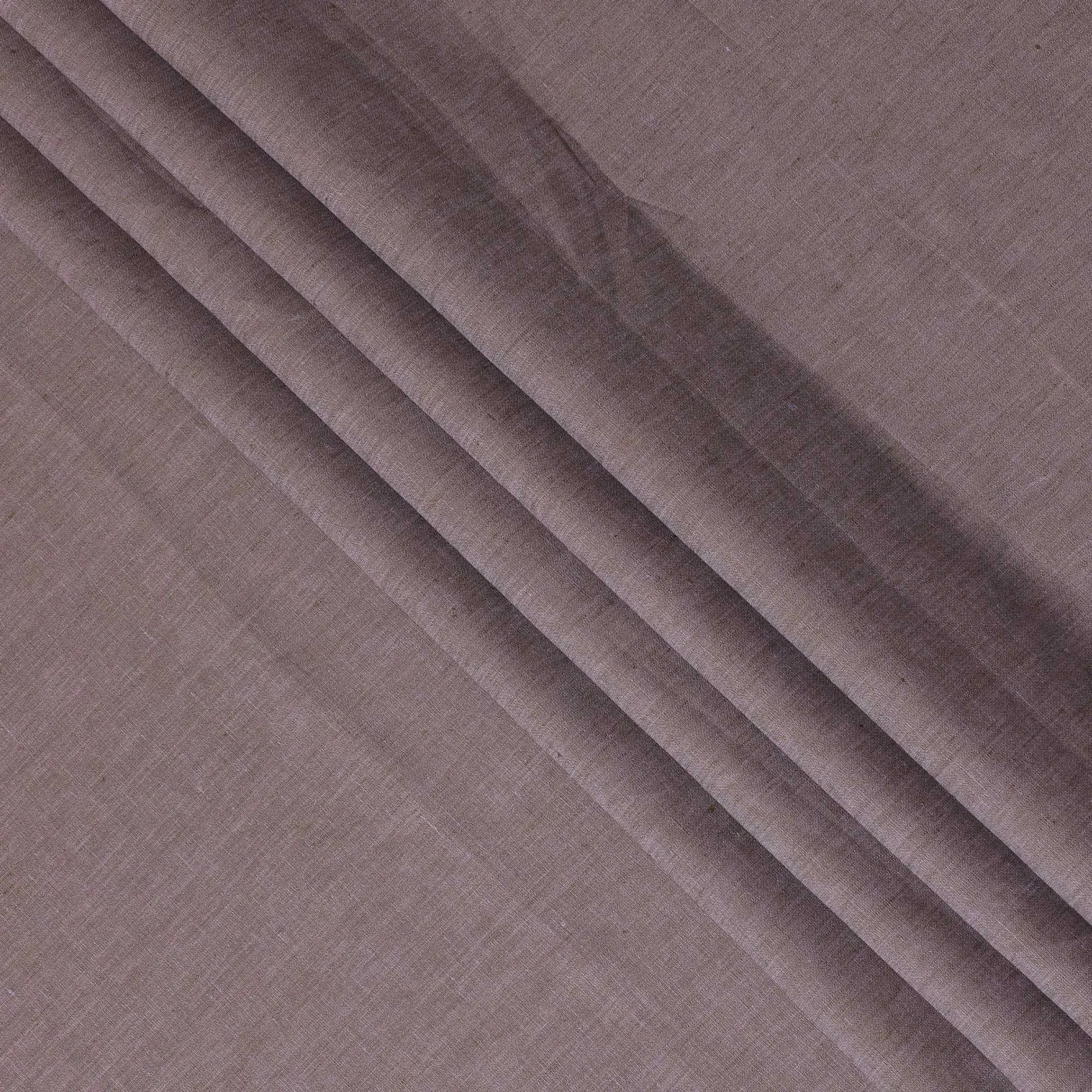 Light plum premium plain pure linen fabric 60 Lea-D15411