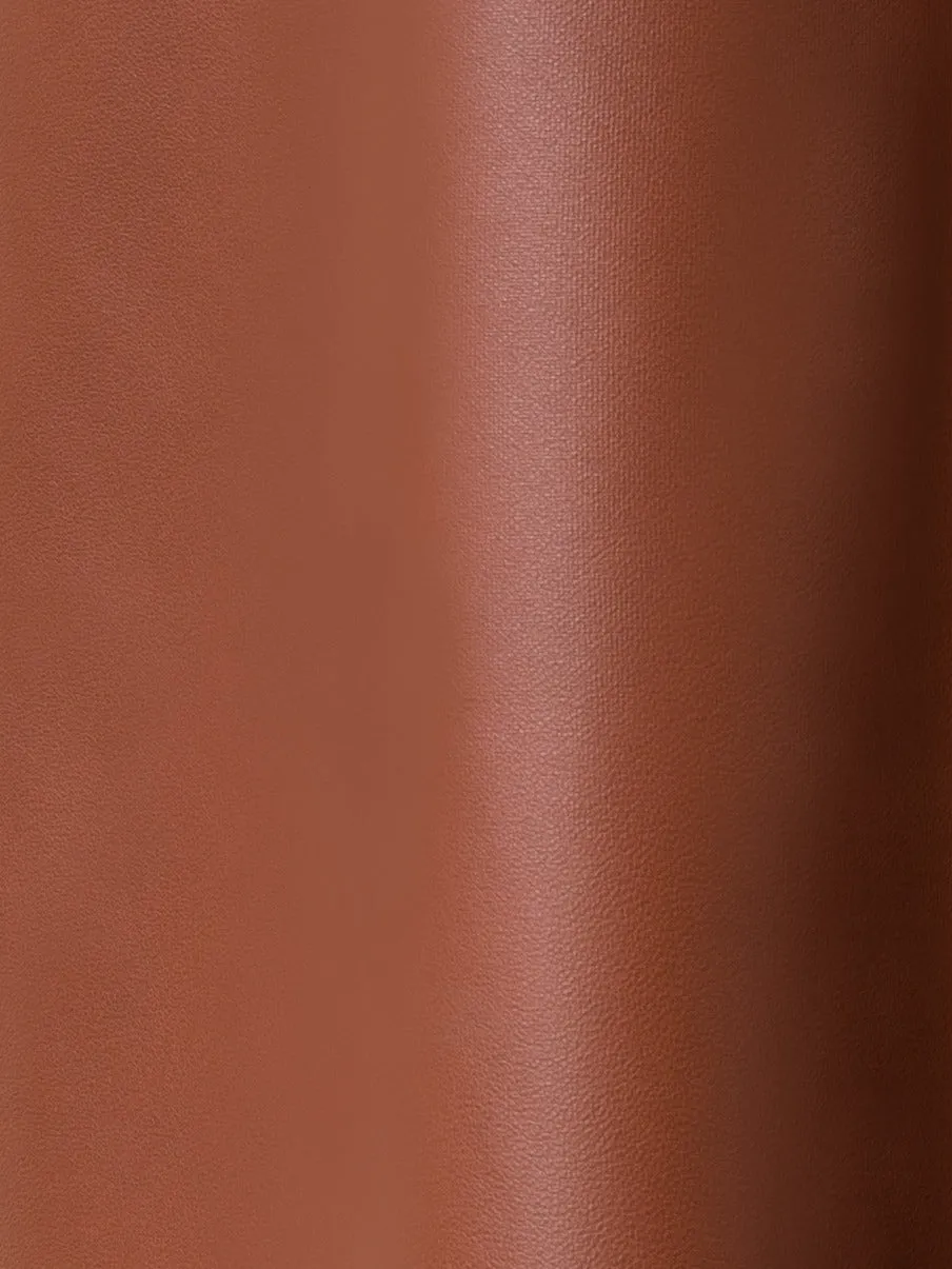 Nappa Leather Skirt in A-line