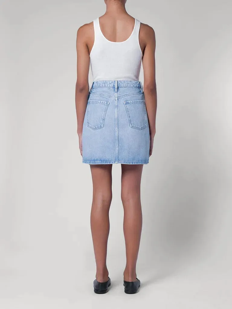 Nobody Denim Piper Skirt in Indigo Dreams