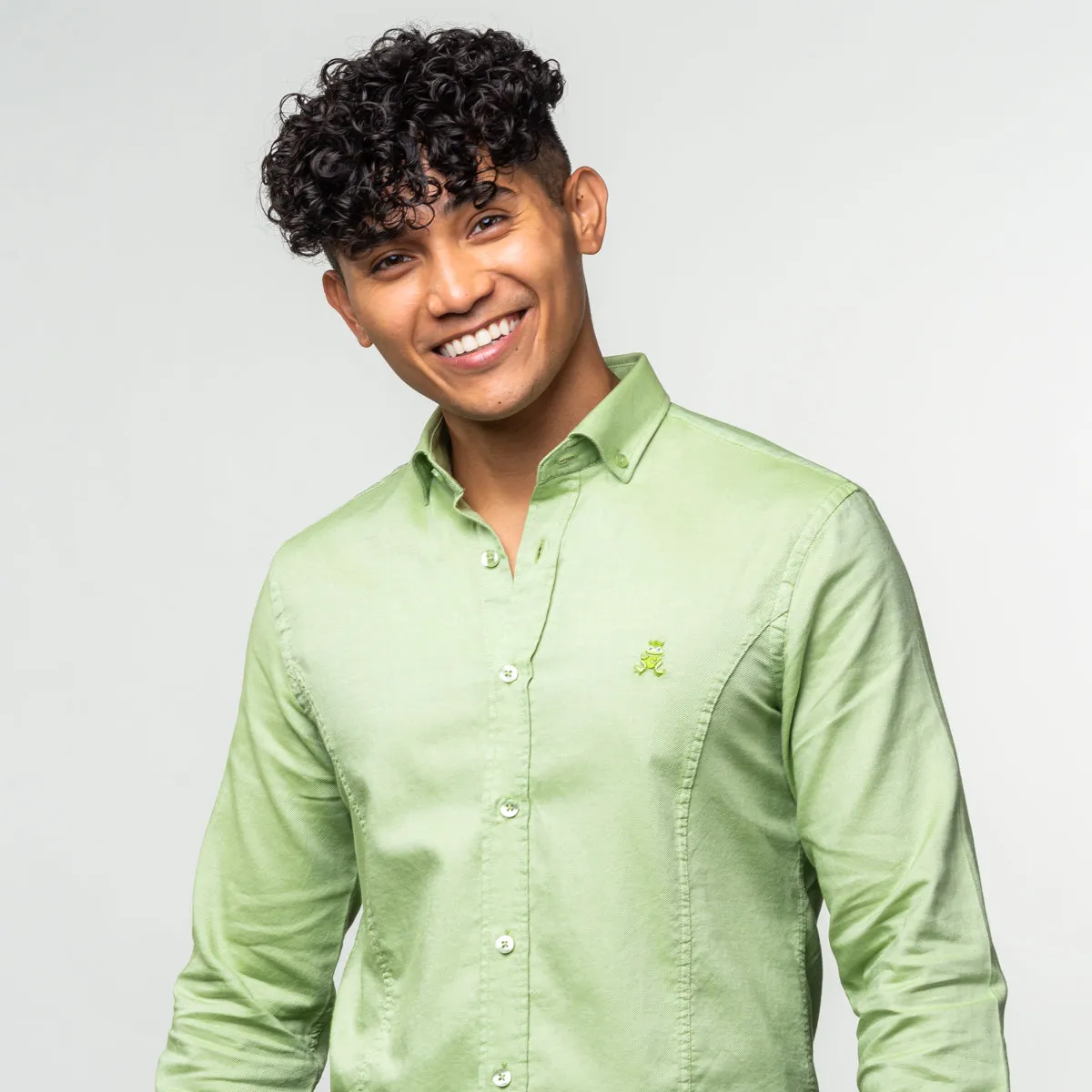 Oxford FROG Button Down Shirt - Green