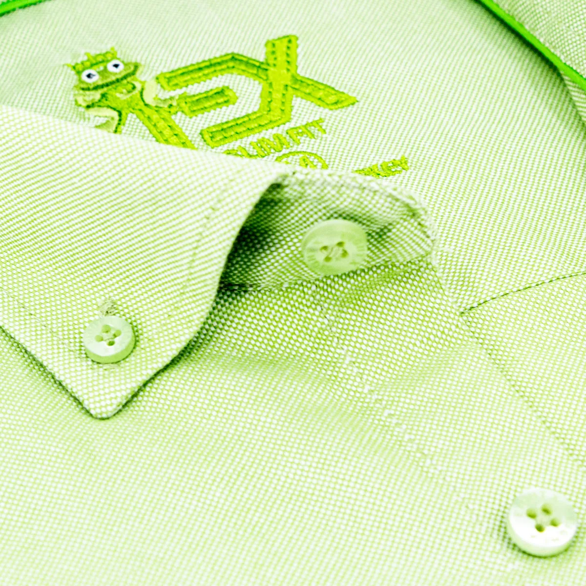 Oxford FROG Button Down Shirt - Green