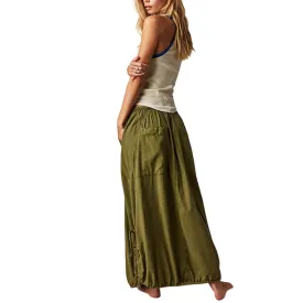 Picture Perfect Parachute Skirt - Avacado Tree