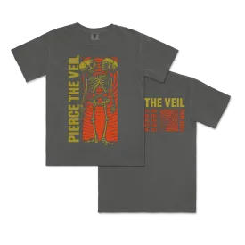 Pierce The Veil / Conjoined Tour Dates Grey T-Shirt