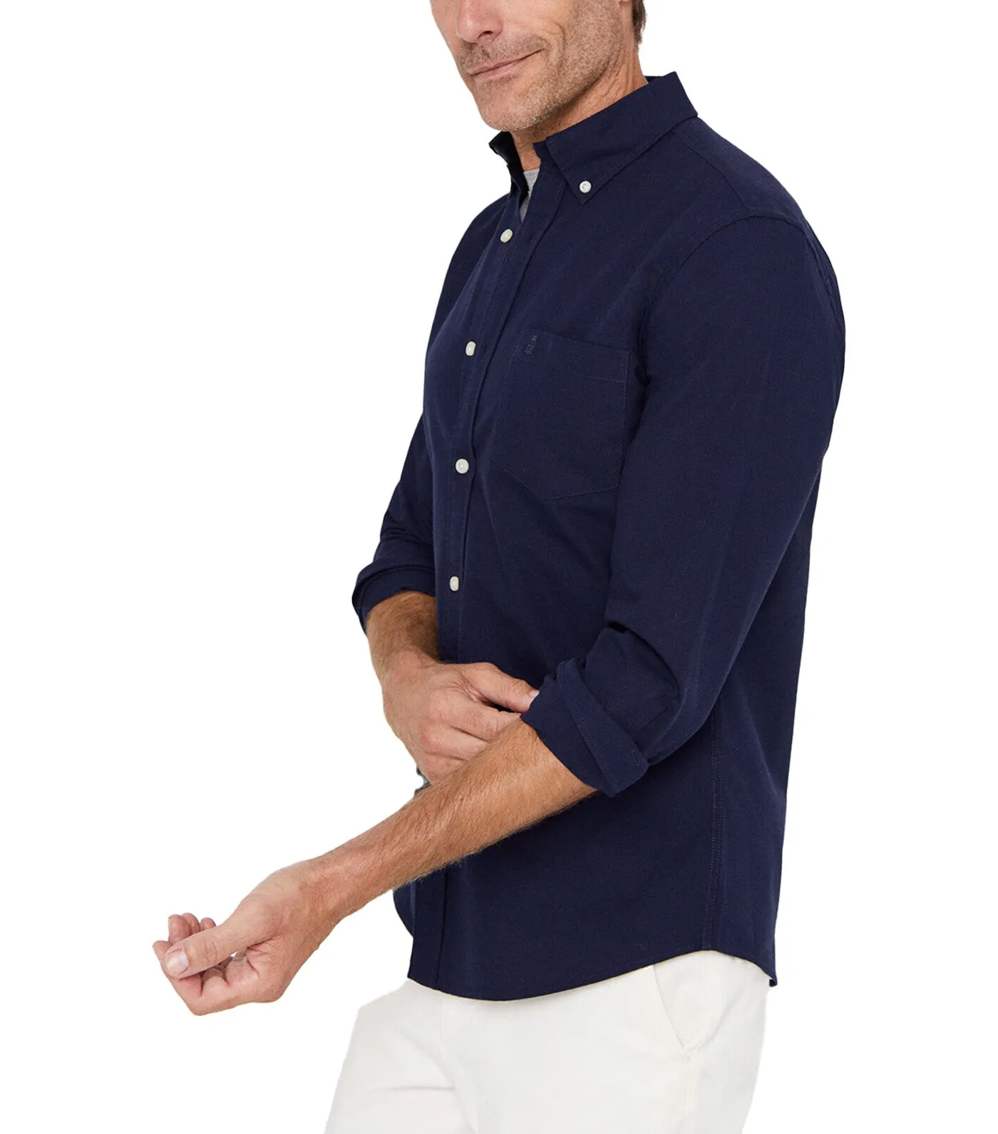 Plain Oxford Shirt Navy