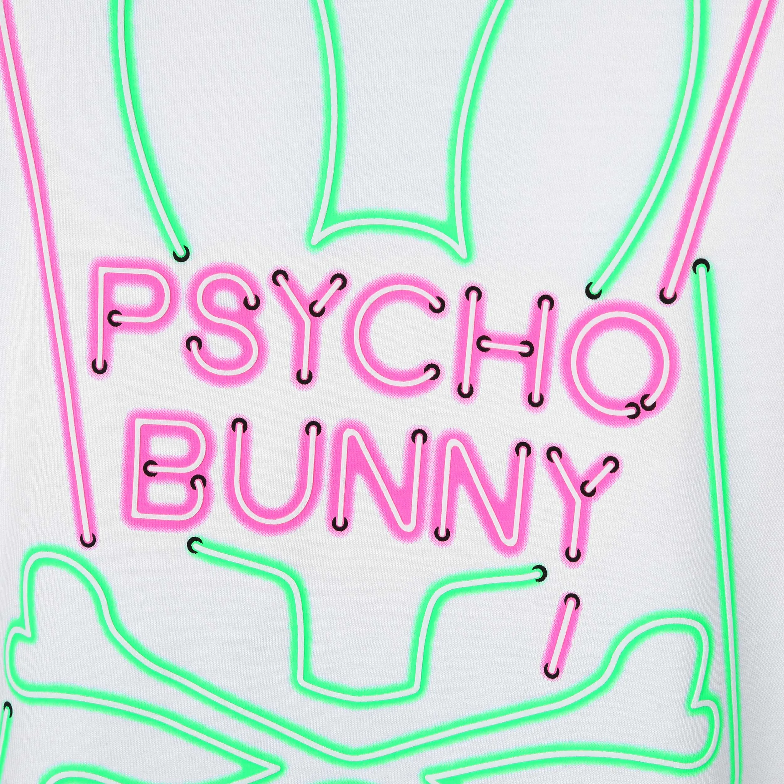 Psycho Bunny Claude Graphic T Shirt in White