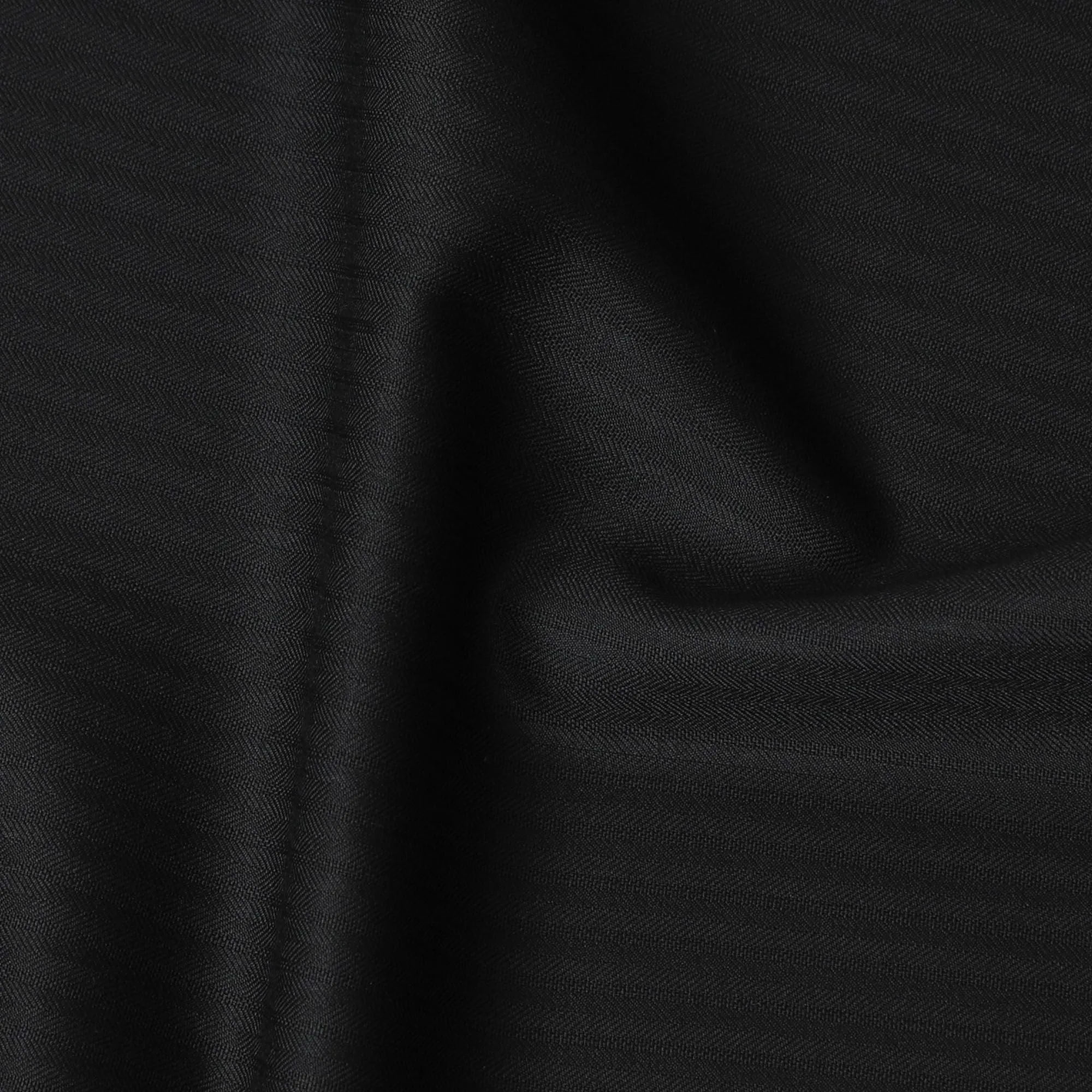 Refined Onyx Super 150's Wool Fabric - Exemplary British Tailoring, 150cm Wide - D18253