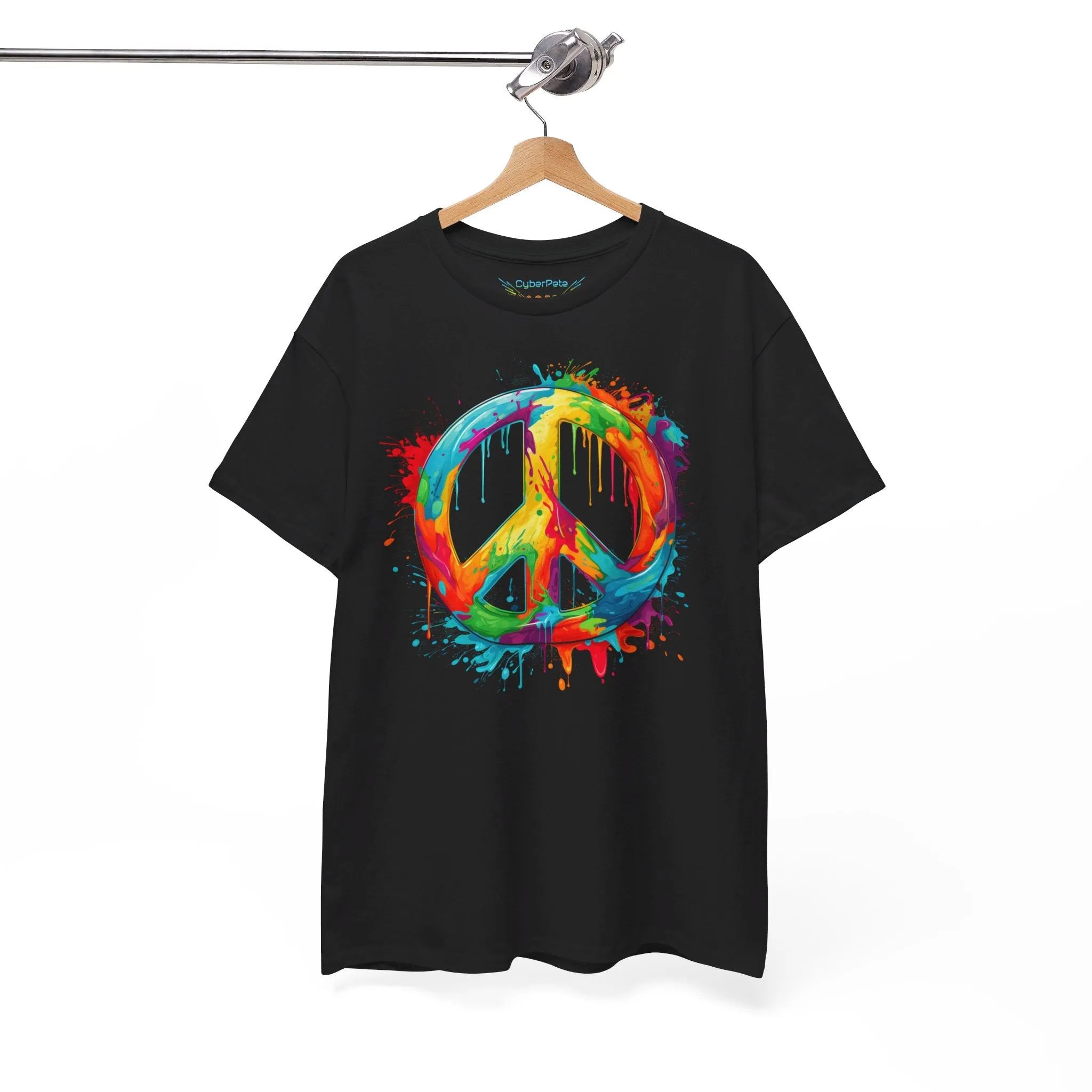 Regenbogen Peace T-Shirt | T-Shirt für Graffiti Fans und Friedensbotschafter